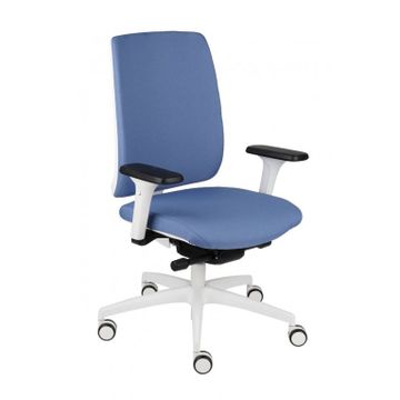 Fotel biurowy Grospol Valio WT chrome white tkanina Magic Velvet - 10 kolorów