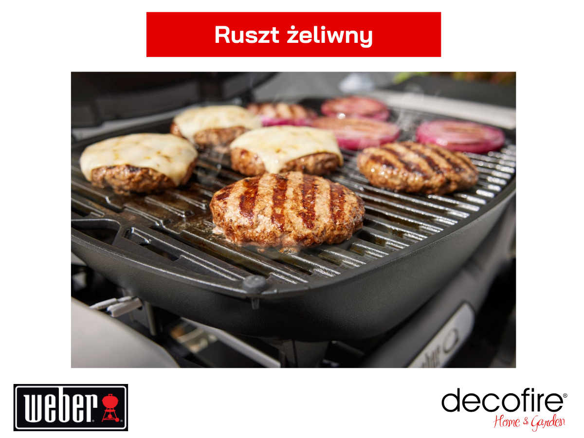 Ruszt żeliwny pokryty emalią porcelanową
