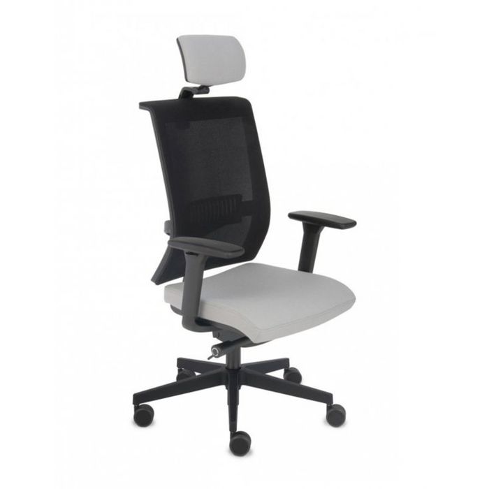 Fotel biurowy Grospol Level BS HD BLACK tkanina Flex - 8 kolorów