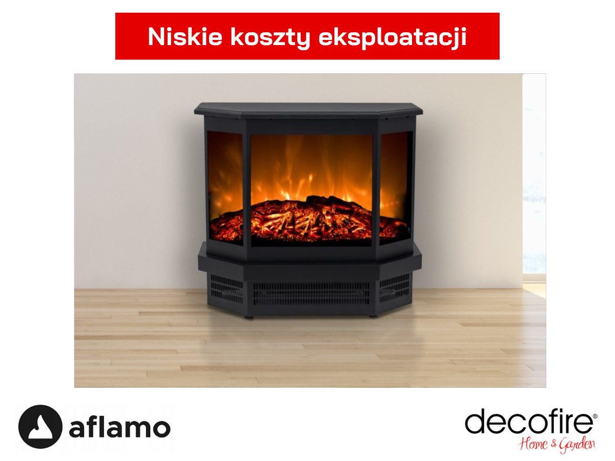 Kominek elektryczny Aflamo Cortez ekonomiczny