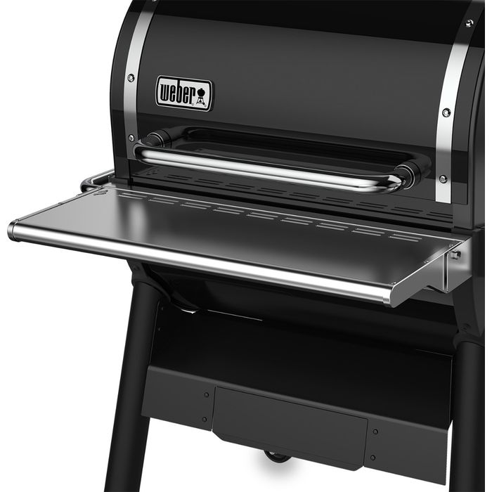 Składana przednia półka ze stali nierdzewnej - pasuje do grilli SmokeFire EX4 Weber (7002)