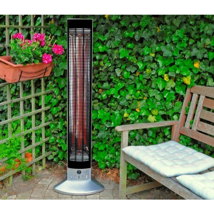 Elektryczny ogrzewacz wolnostojący Gaea czarny Warmwatcher
