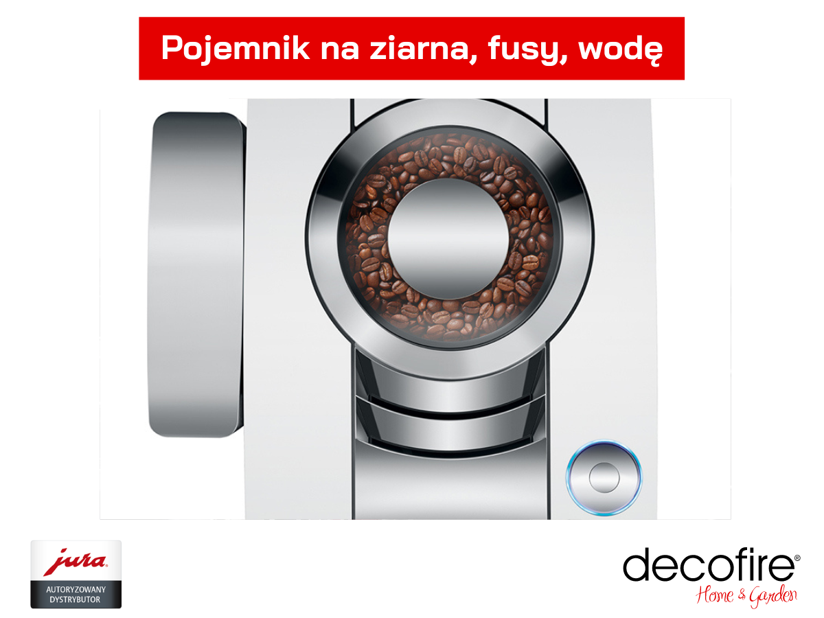 Ekspres do kawy Jura Z10 Diamond White (EA) pojemnik na ziarna