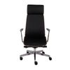Grospol Fotel biurowy Moon Wood HD AL1 chrome tkanina Bondai - 8 kolorów