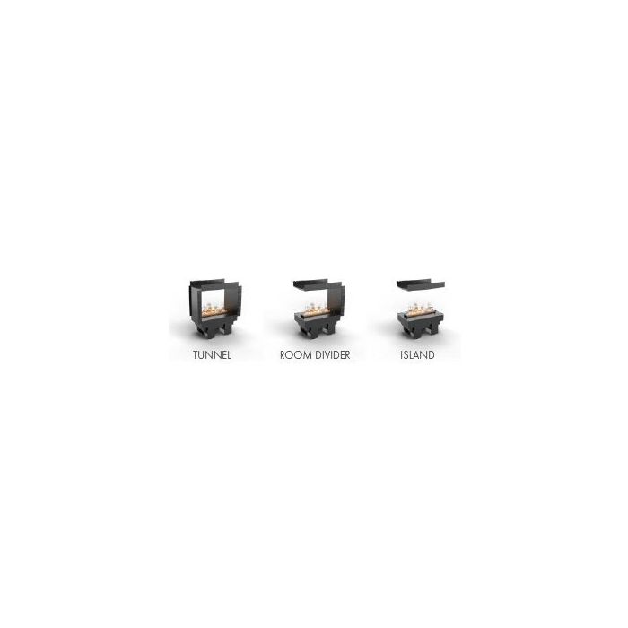 Kominek Planika Cool Flame 500 See-Through Fireplace