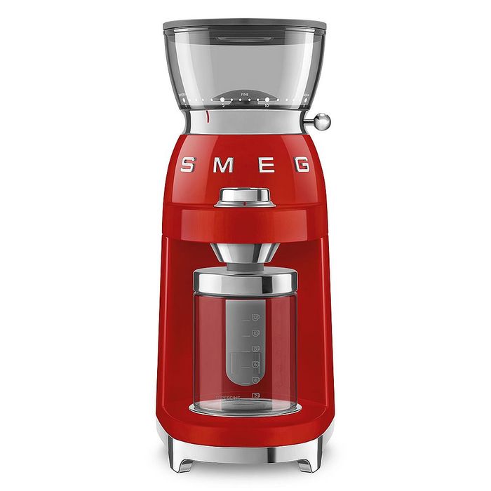 Elektryczny młynek do kawy czerwony Smeg (CGF03RDEU)
