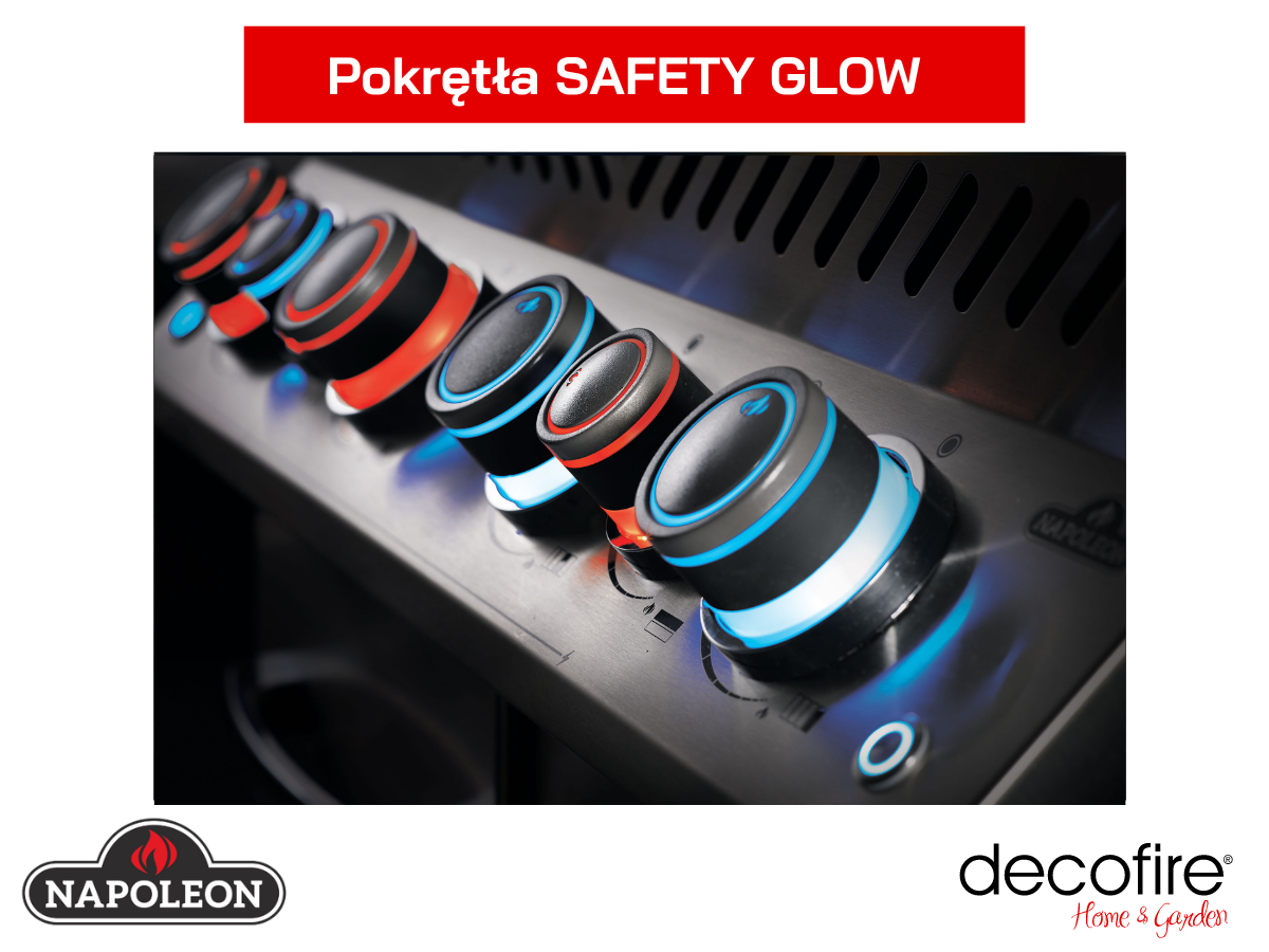 Pokrętła z technologią SAFETY GLOW