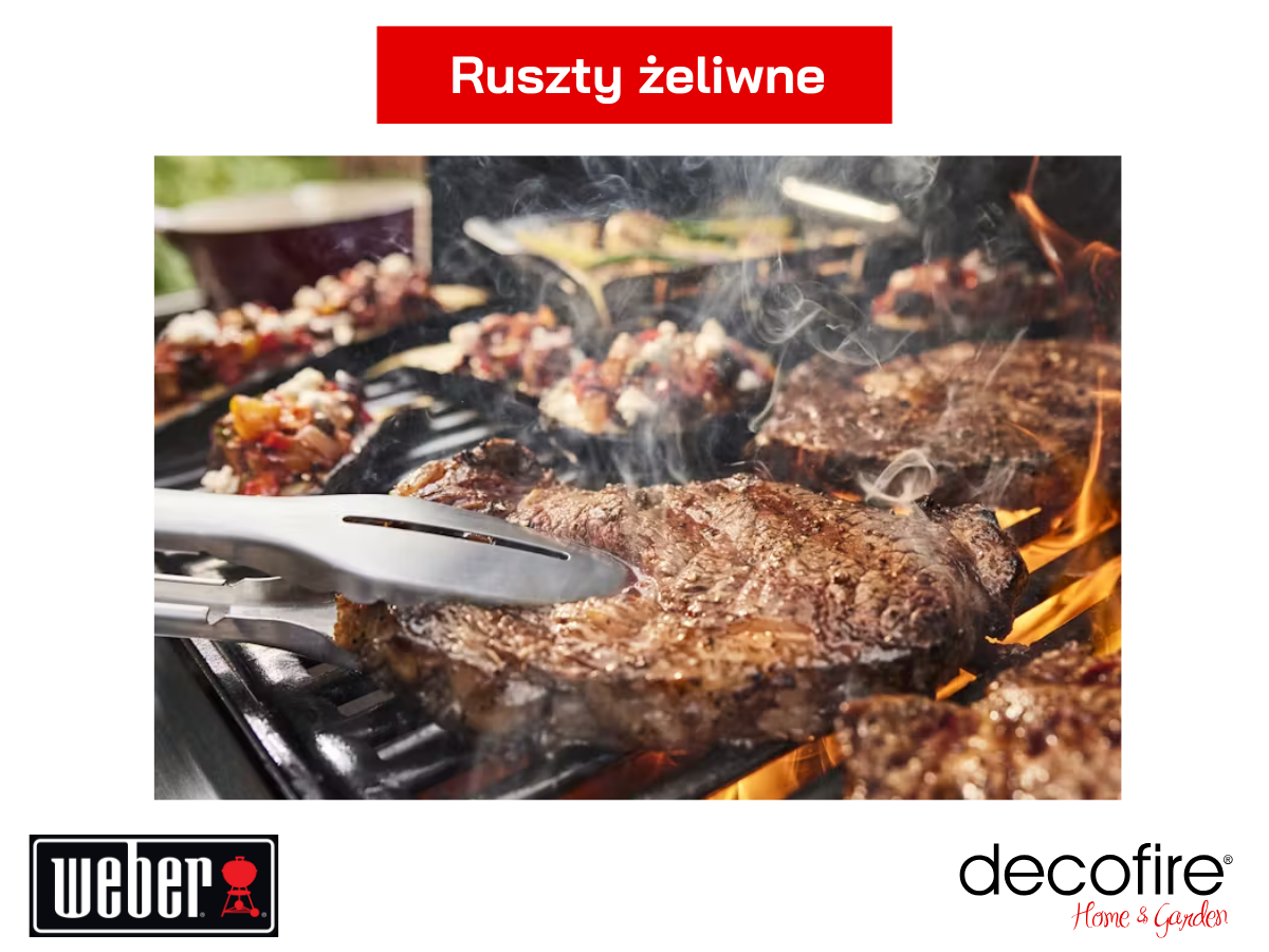 Grill gazowy Weber Genesis E-415 – ruszty żeliwne