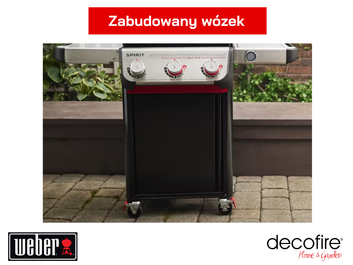 Zabudowany wózek z drzwiczkami