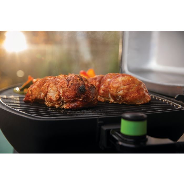 Grill przenośny elektryczny Napoleon TravelQ PRO285E-BK-CE GRATIS dwustronna płyta + stojak podgrzewający + pokrowiec