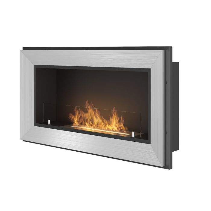 Biokominek wiszący Simple Fire FRAME 900 INOX 900x490 mm