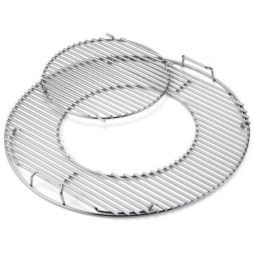 Gourmet BBQ System - ruszt GBS ze stali nierdzewnej z wymiennym wkładem do grilli węglowych 57 cm Weber (8843)