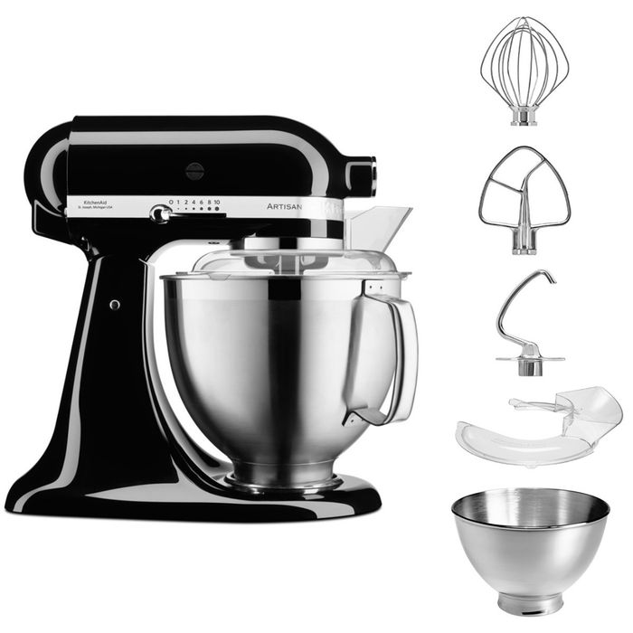 Mikser Artisan 5 Onyx Black 4,8 l KitchenAid (5KSM185PSEOB)