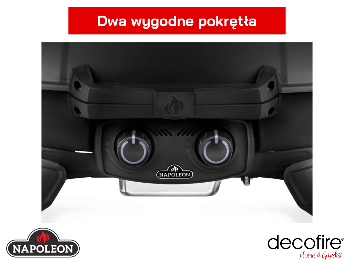 Dwa wygodne pokrętła
