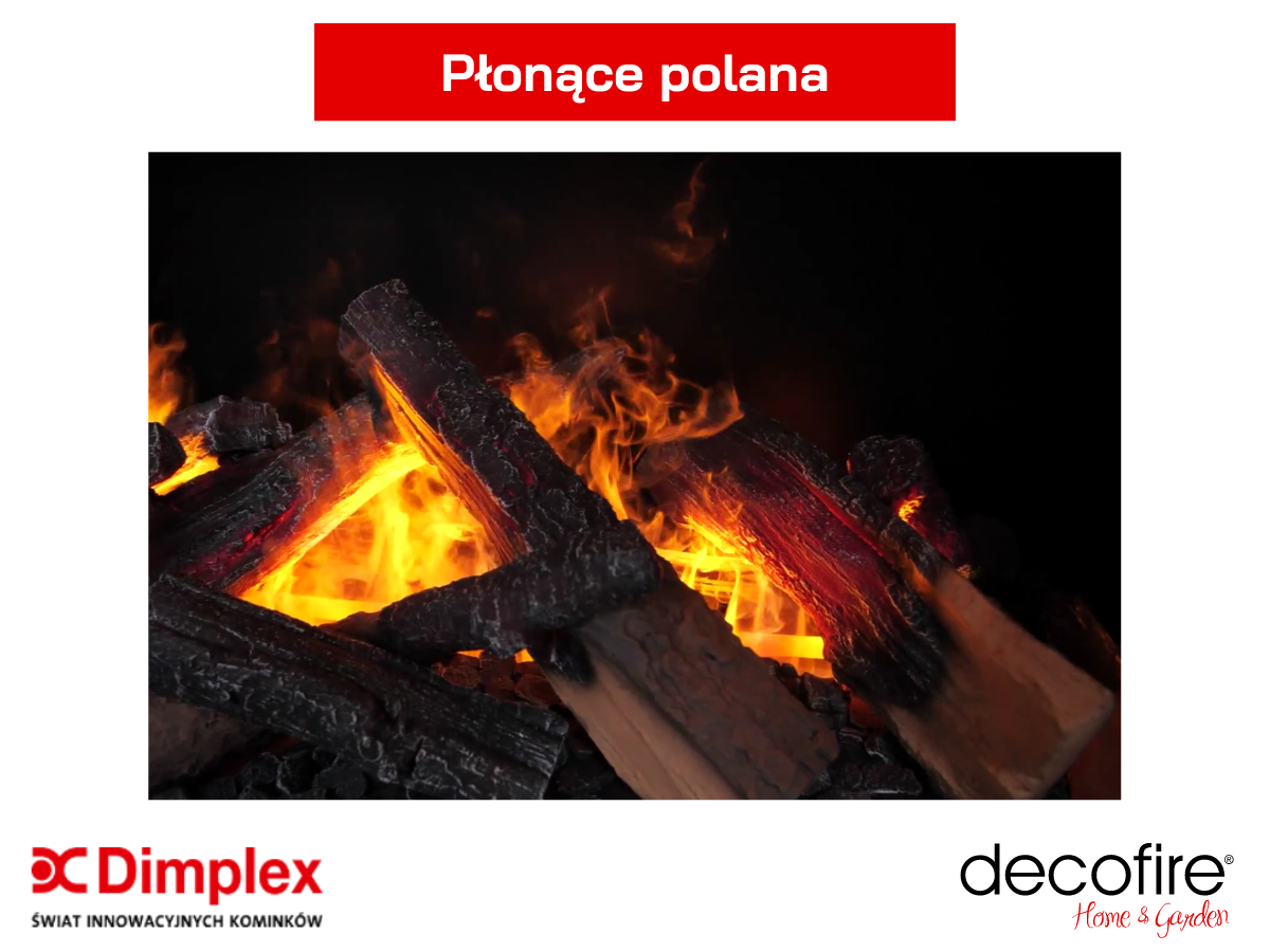 Dimplex wkład kominkowy 3 Step Multi Opti-myst – płonące polana