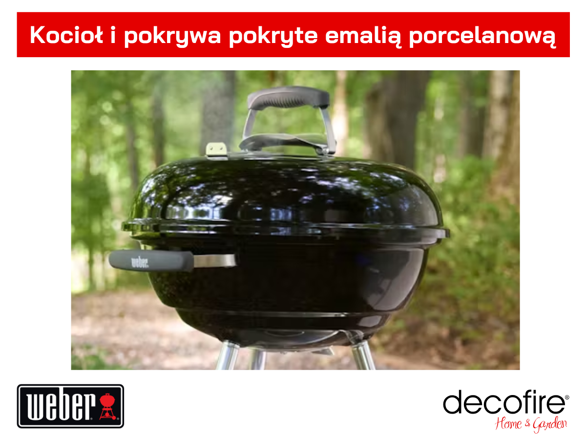 Pokrywa i kocioł pokryte emalią porcelanową