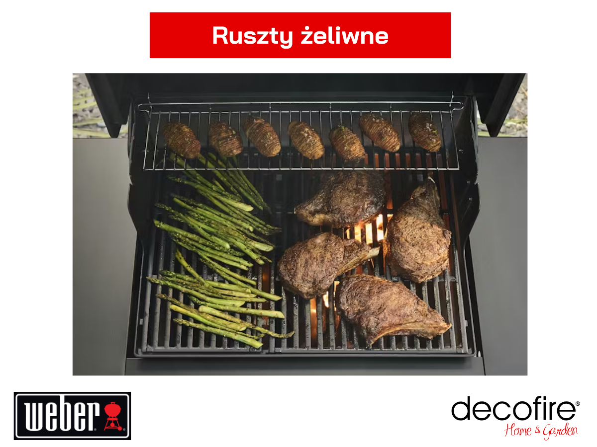 Grill gazowy Weber Genesis E-330WR – ruszt żeliwny