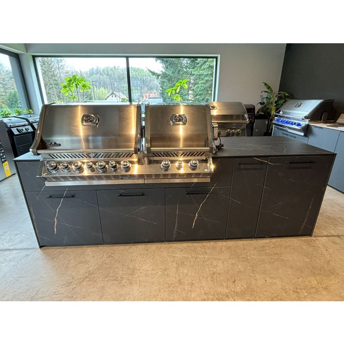 OUTLET - Grill osadzony na kuchni ogrodowej Napoleon Prestige BIPRO 825 (BIPRO825RBIPSS-3-CE) - EKSPOZYCJA