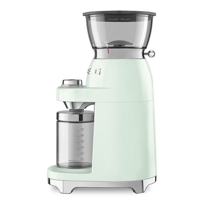 Elektryczny młynek do kawy Pastelowa zieleń Smeg (CGF03PGEU)