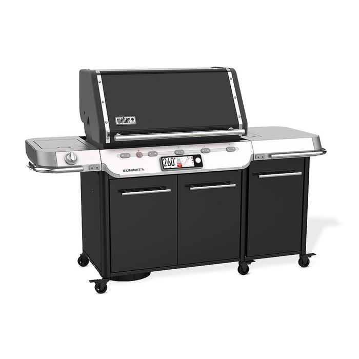 Grill gazowy Weber Summit FS38X E widok z lewej strony