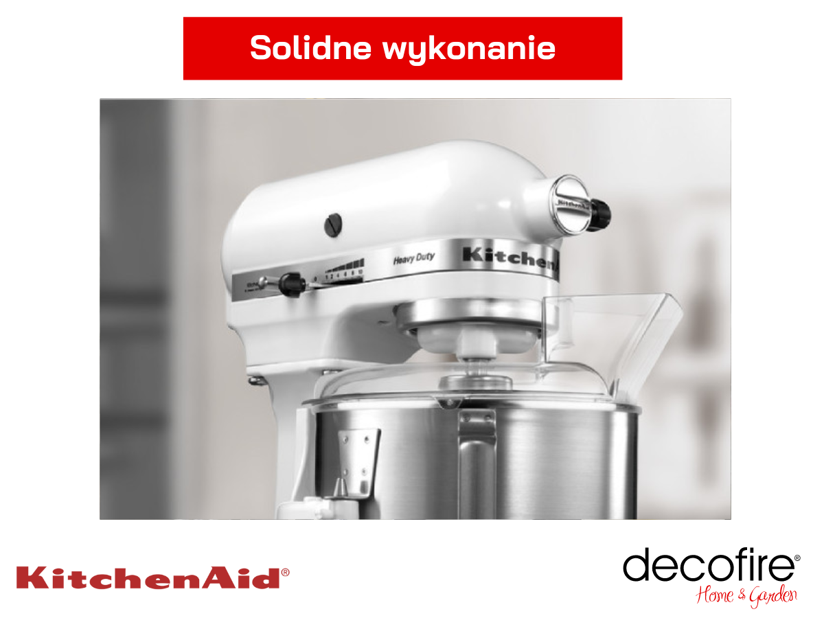 Solidnie wykonany Mikser Heavy Duty 5 White
