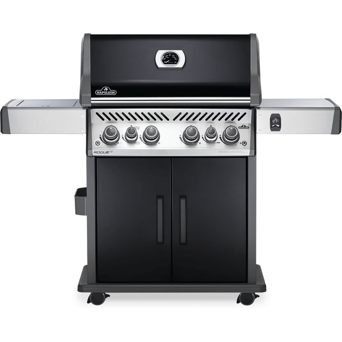 Grill gazowy Napoleon Rogue SE 525 RSIB z palnikiem bocznym na podczerwień, black 