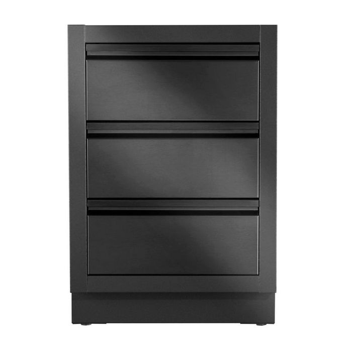 Szafka OASIS™ z dwiema szufladami, Czarny Mat Napoleon (IM-2DC-MK-1)