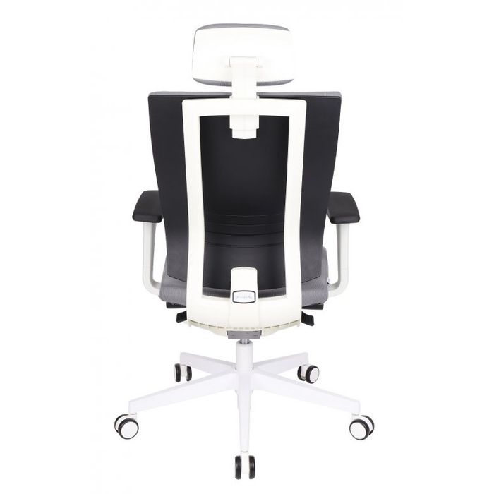 Grospol Fotel biurowy MaxPro WT HD white tkanina Note - 12 kolorów