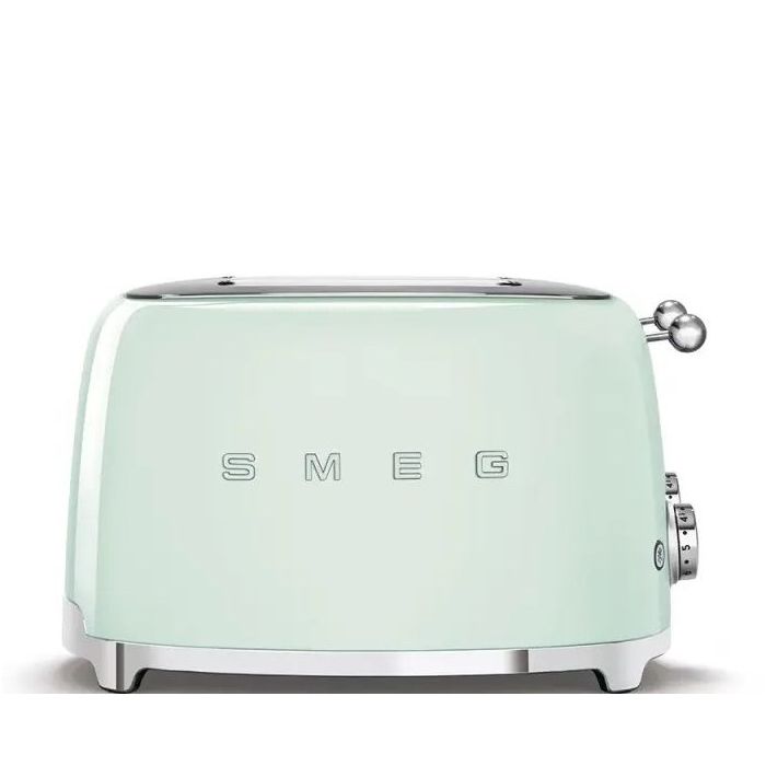 Toster na 4 kromki - 4 kieszenie Smeg Pastelowa zieleń (TSF03PGEU)