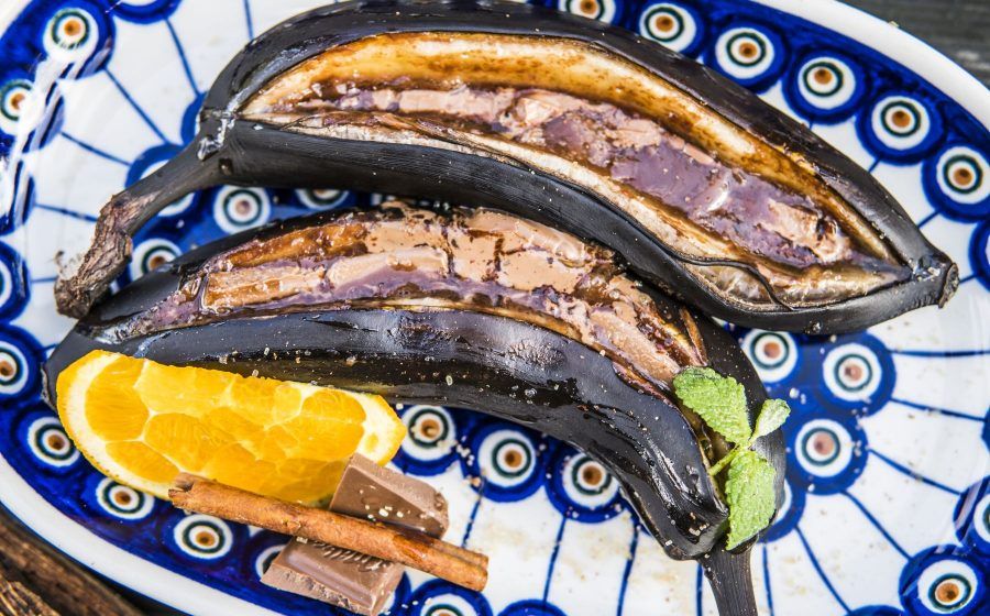 Grillowane banany z czekoladą – Przepisy Grill360