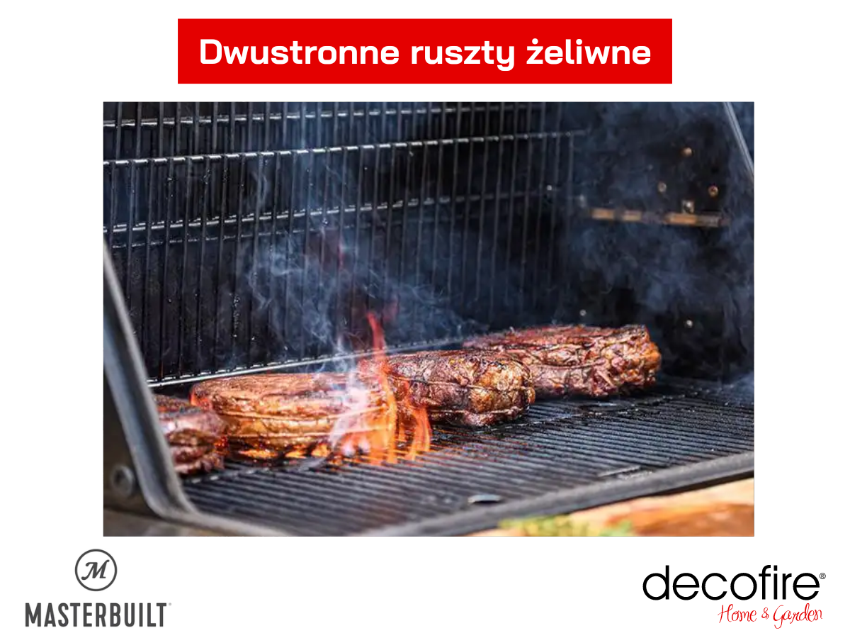 Dwustronne ruszty żeliwne