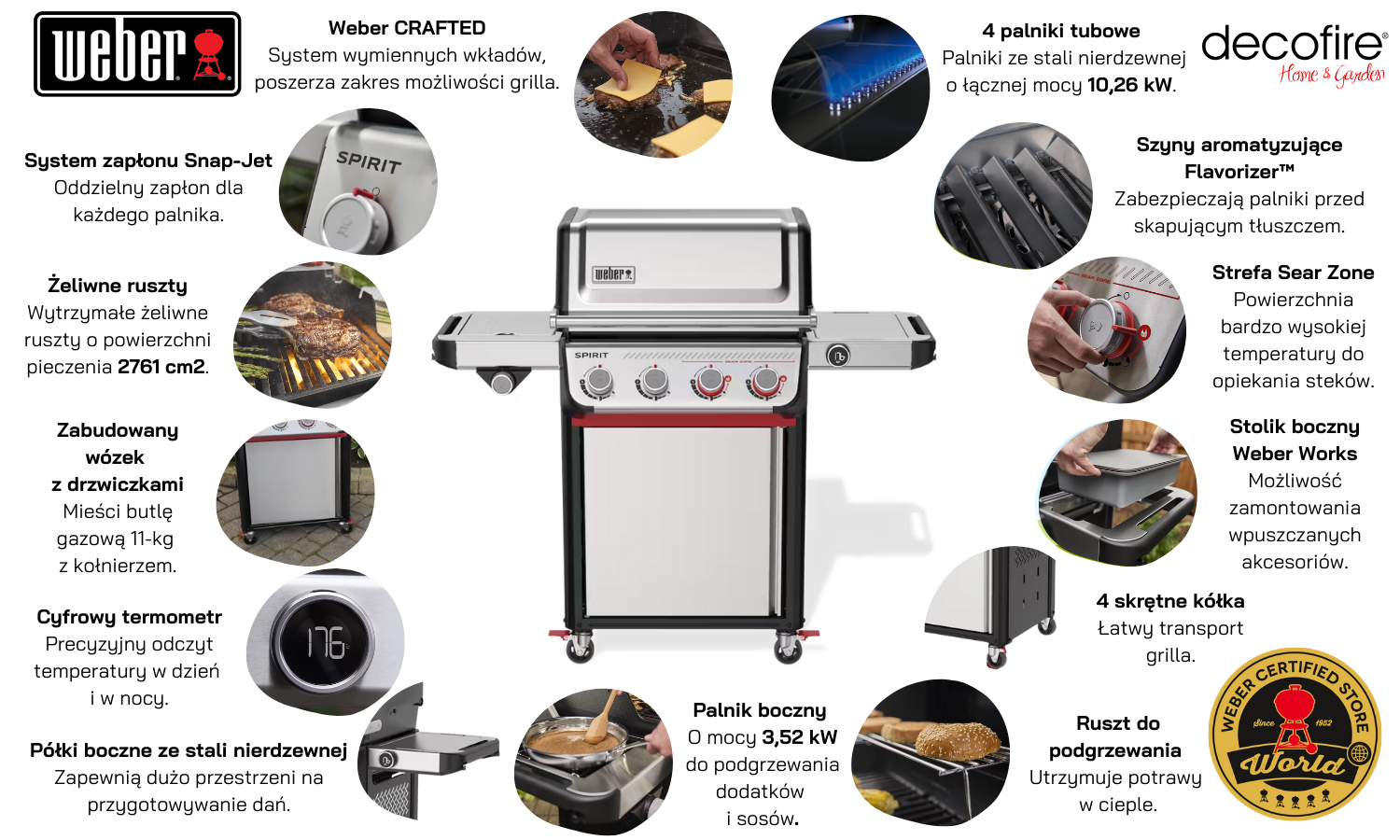 Grill gazowy Weber Spirit SP-435