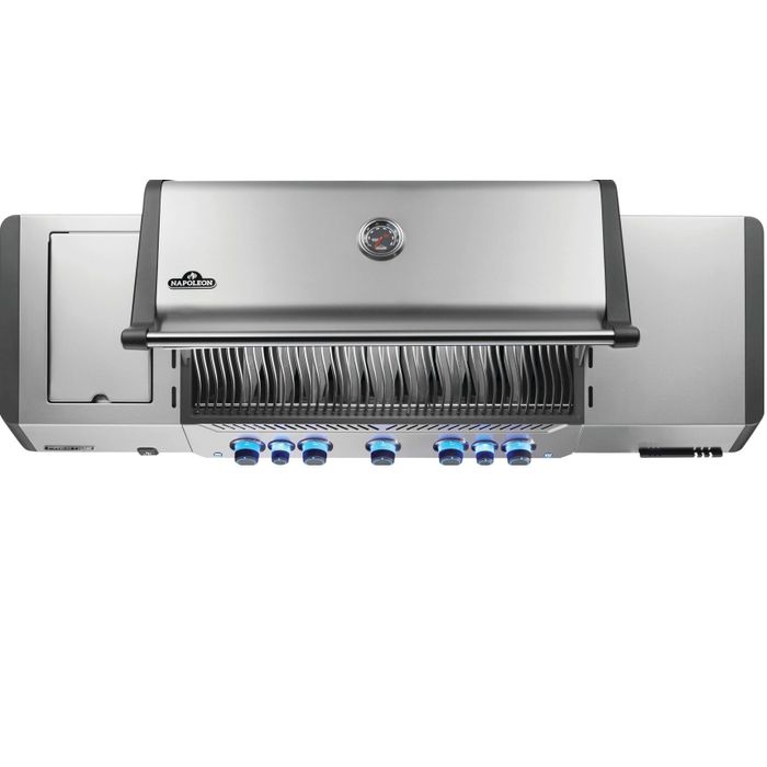Grill gazowy Napoleon Prestige 665 z palnikiem rożna i palnikiem bocznym Sizzle Zone (P665VRSIBPSS-PL)