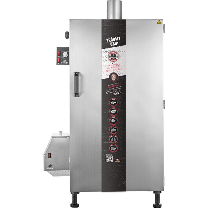 Smoker BBQ Cyfrowy Borniak BBDS-150 INOX Simple + Zestaw do BBQ (ZBB-150)