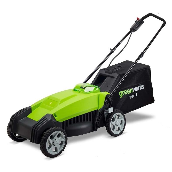 Zestaw GreenWorks Akumulatorowa Kosiarka 35 cm 3w1 G-MAX 40 V + Bateria 2 Ah + Ładowarka (2500067VA)