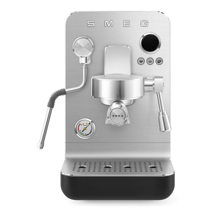 Kolbowy ekspres do kawy Minipro Czarny Smeg (EMC02BLMEU)
