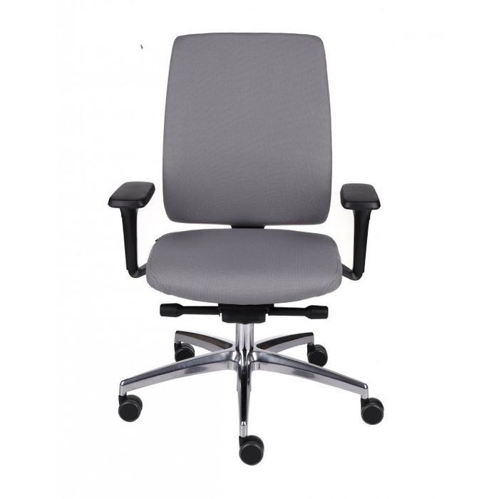 Fotel biurowy Grospol Valio BT black chrome tkanina Bondai - 8 kolorów
