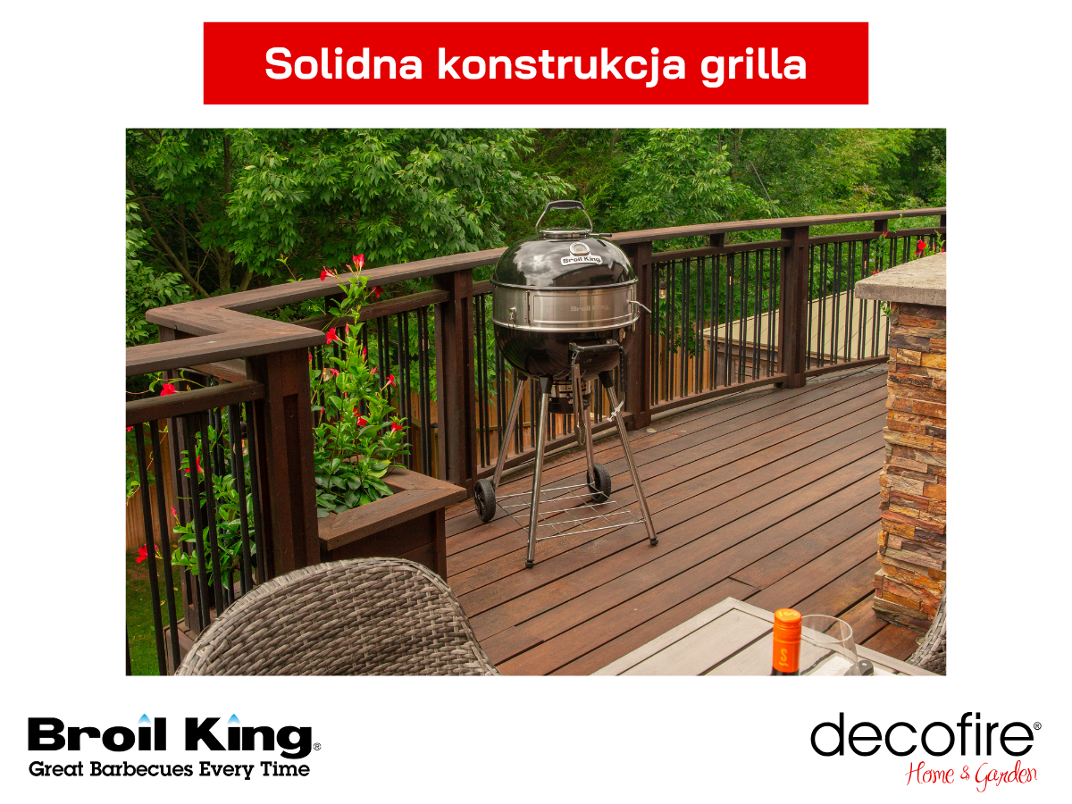 Solidna konstrukcja grilla i wysoka jakość wykonania