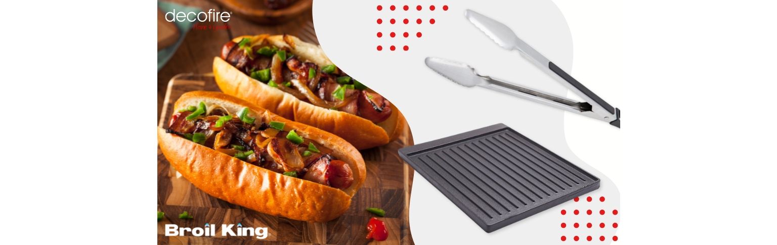 Amerykańskie hot-dogi z grilla Broil King