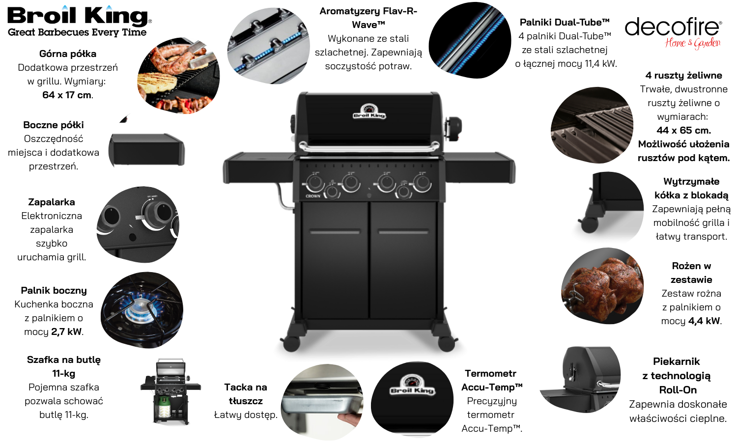 Grill gazowy Crown 490 Shadow Broil King