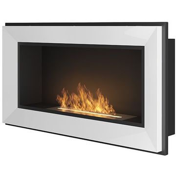 Biokominek wiszący Simple Fire FRAME 900 biały 900x490 mm