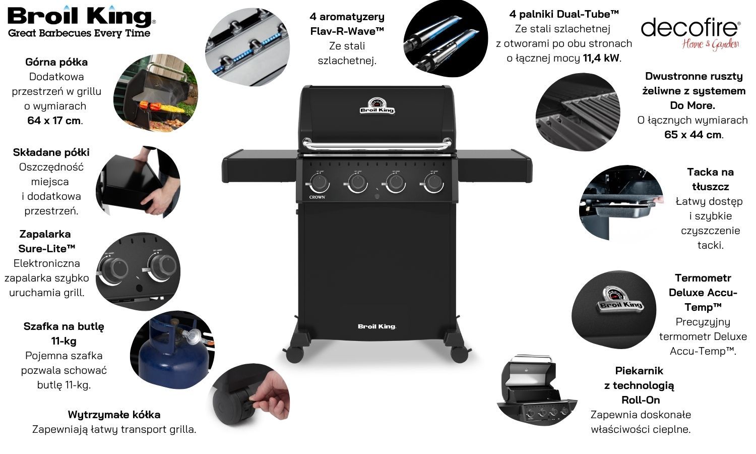 Grill gazowy Crown 410 Shadow Broil King (865953PL)