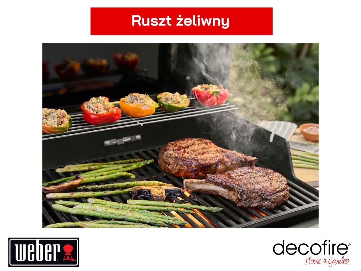 Ruszty żeliwne pokryte emalią porcelanową