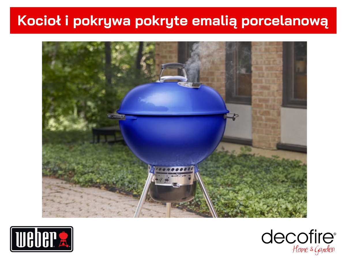 Kocioł i misa pokryte emalią porcelanową