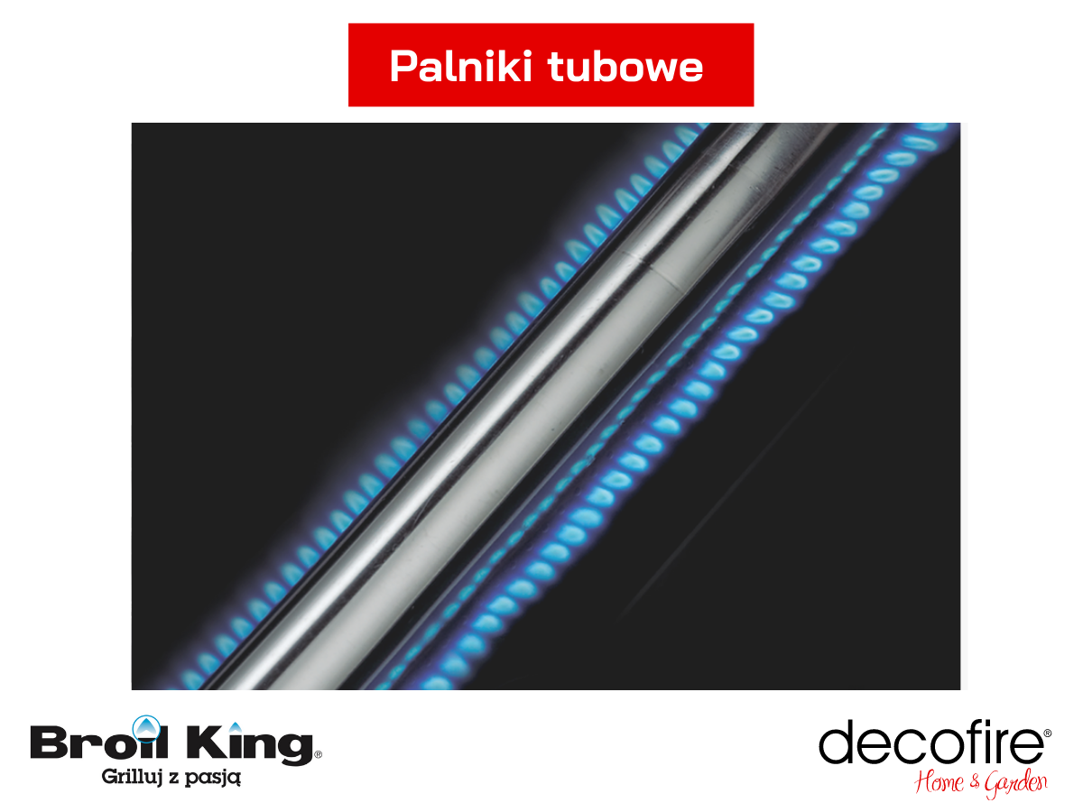 palniki tubowe w grillu Crown 440