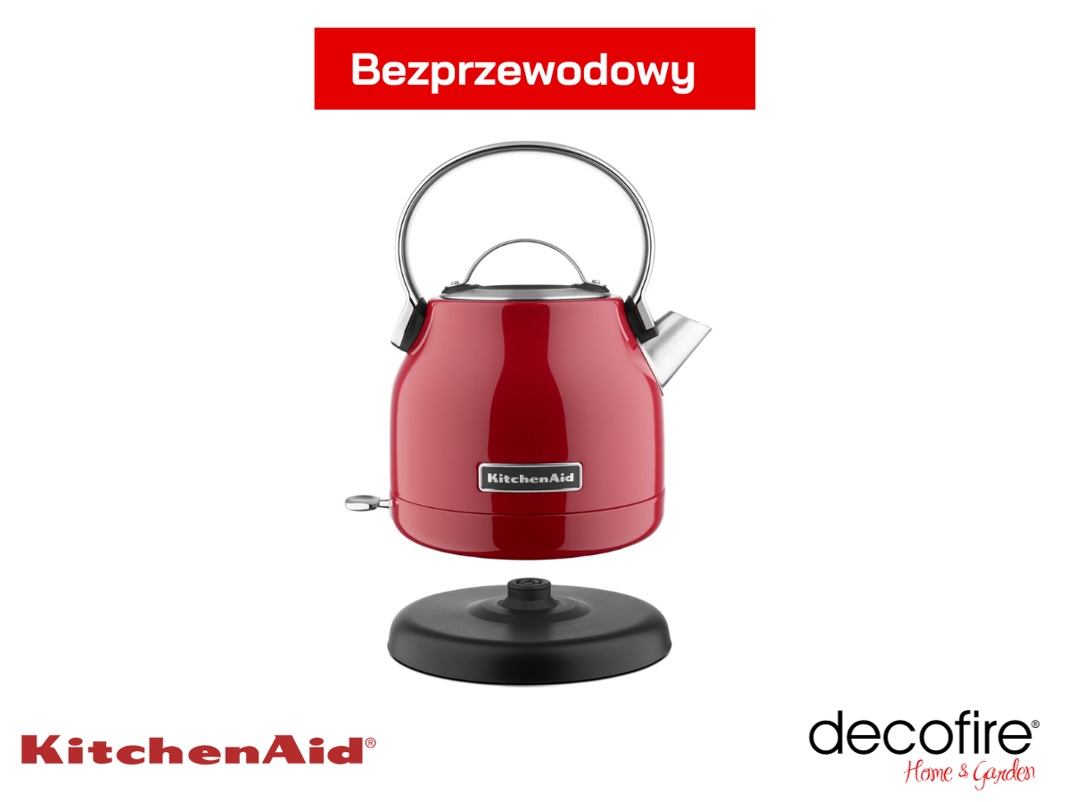 Bezprzewodowy czajnik Stella 1,25 l Empire Red KitchenAid