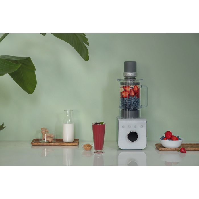 Blender kielichowy wysokoobrotowy z pompką próżniową Smeg Szmaragdowy (BLC02EGMEU)