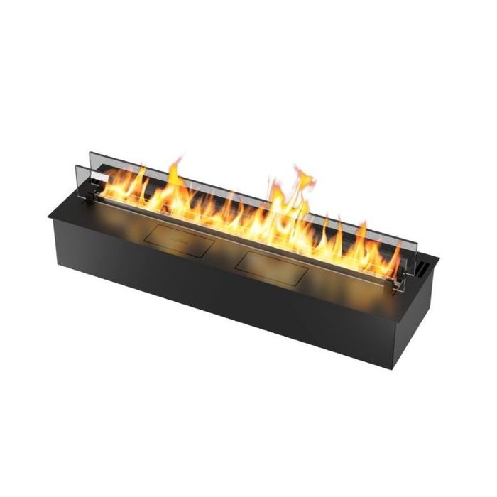Biokominek do zabudowy Infire Etronic Burner 1200 dwie szyby