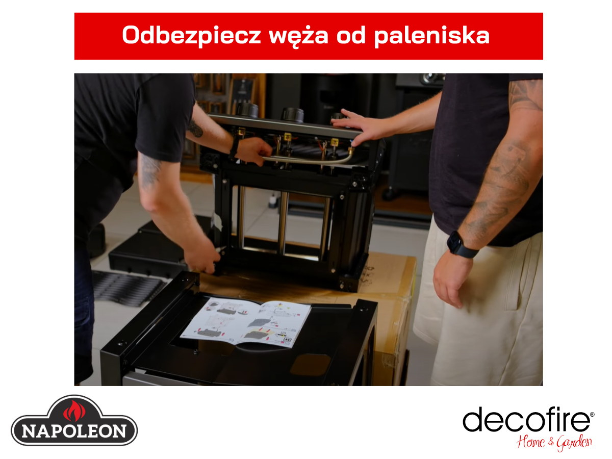 Odbezpieczenie węża od paleniska