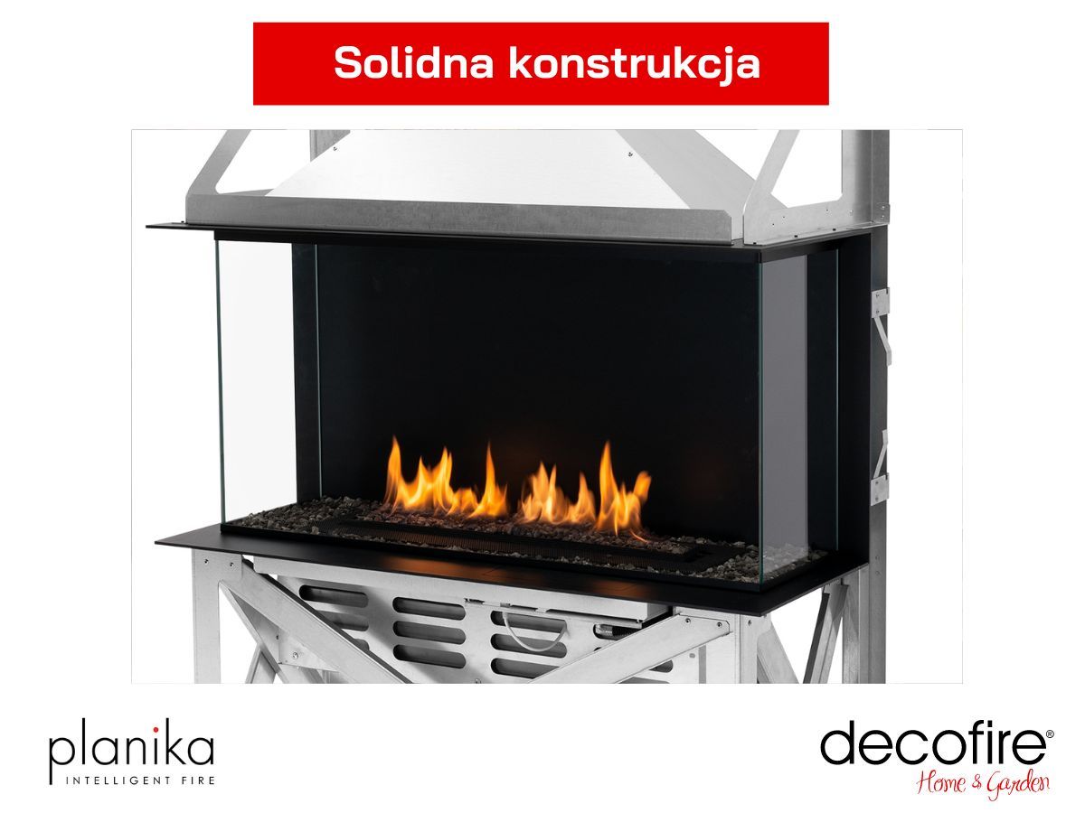 Biokominek automatyczny Stone Core - solidna konstrukcja